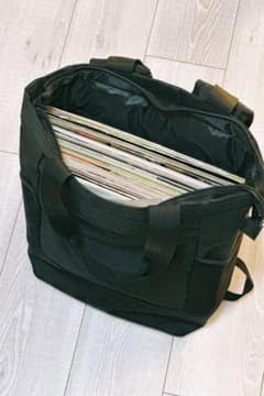 ブラック ナイロン レコードバッグのサムネイル