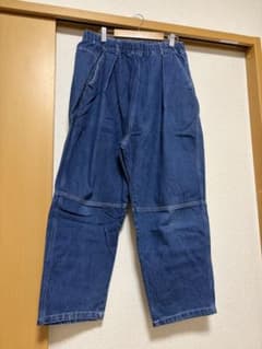 メンズ デニムパンツ ウエストゴム バルーンパンツ Lのサムネイル