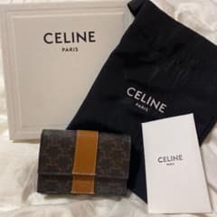 CELINE フォールデッドコンパクトウォレット　トリオンフキャンバスのサムネイル