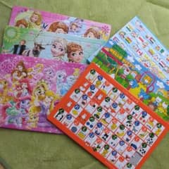 子供用パズル6点　プリンセスドラえもんミッフィーのサムネイル