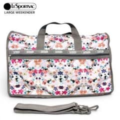 ✨美品 レスポートサック 花柄 フラワー柄 2wayボストンバッグ 鍵付き