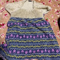 女の子　冬用ワンピース。のサムネイル