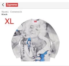 希少 XL Supreme Naomi Crewneck Black ナオミ - メルカリ