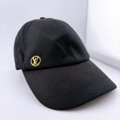 【ルイヴィトン LV マイン M7929Mキャップ 帽子　　ブラック】 ルイヴィトン LV マイン M7929Mキャップ 帽子 ブラック】 - メルカリ