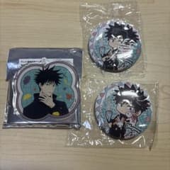 呪術廻戦 伏黒恵 アクリルキーホルダー 缶バッジセット - メルカリ