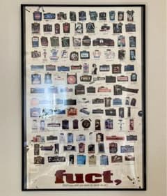 fuct 90s Poster ポスター 額付き 非売品 当時物 SLICK fuct 90s Poster ポスター 額付き 非売品 当時物 SLICK - メルカリ