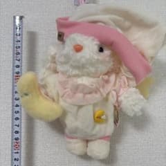 ガルルうさぎ ラッピ ぬいぐるみ マスコット 大きめバッグチャーム おやすみのサムネイル