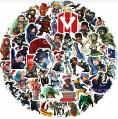E형 APEX Legends 스티커 52장 에이펙스