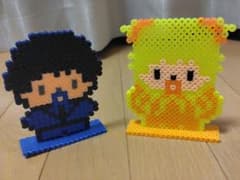 アイロンビーズ モンチッチ 作品 2点セットのサムネイル