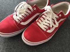 ★美品★ 格安★VANSオールドスクール レッド★★★のサムネイル