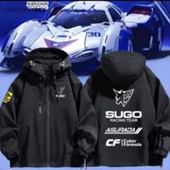 サイバーフォーミュラ スゴウアスラーダ ウィンドブレーカー メンズ 