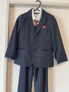 ネイビー スーツセット 120のサムネイル