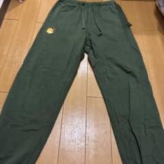 柴犬刺繍 スウェットパンツ ジョガーパンツ カーキのサムネイル