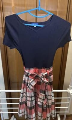 BLUE LABEL 半袖 ワンピース チェック柄のサムネイル