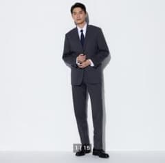 半額！新品！上下セット！UNIQLOウールスリムジャケット46&パンツ79 半額！新品！上下セット！UNIQLOウールスリムジャケット46&