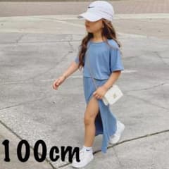 スリットスカートセットアップ 子供服 100cmのサムネイル