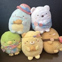 스미코 구라시 이치 반 쿠지 봉제 인형 5 체 세트