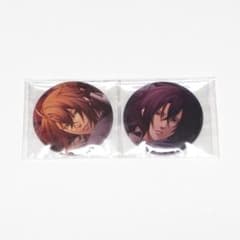 新品】薄桜鬼 真改 遊戯録 隊士達の大宴会 缶バッジ2種 沖田総司 斎藤
