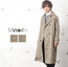 MinoriTY アウター トレンチコート ブラウンチェックのサムネイル