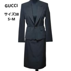 【稀少】グッチ セットアップ トムフォード期 38 墨黒 ウールストレッチスーツ 稀少】グッチ セットアップ トムフォード期 38 墨黒 ウールストレッチ