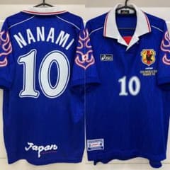 サッカー　日本代表 ユニフォーム　名波浩 フランスW杯 サッカー 日本代表 ユニフォーム 名波浩 フランスW杯 - メルカリ