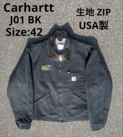 00s メキシコ USA ZIP生地 ブラック カーハート デトロイトジャケット