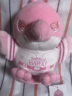 ソフトバンクホークス 鷹ぬいぐるみ 鷹くじ 3等ぬいぐるみくじ ピンク
