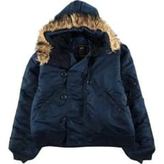 USA 90s ALPHA N-2B 美品 XL ネイビー 紺のサムネイル