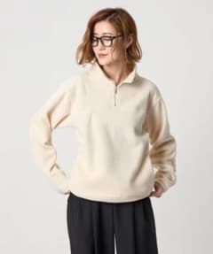 conte　コンテ　フリースジッププルオーバー 新品未使用タグ付き】CONTE コンテ ハーフジップ フリース トレーナー