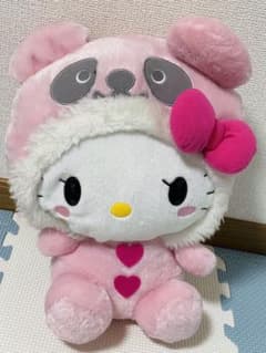 【４】ピンク パンダキティぬいぐるみのサムネイル