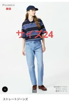 ユニクロ　ストレートジーンズ 　jw andersonのサムネイル