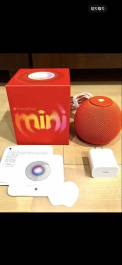 美品】 希少カラー✨HomePod mini オレンジ 完品 - メルカリ