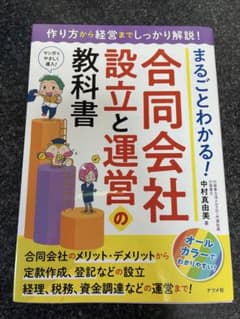 合同会社設立と運営の教科書のサムネイル