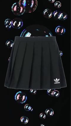 adidas ブラック プリーツスカートのサムネイル
