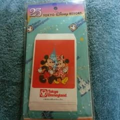 東京ディズニーランド25周年　封筒セット　新品のサムネイル