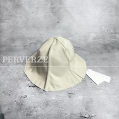 【新品未使用】PERVERZE｜Twill Cut Hat（WHT　日本製