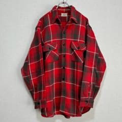 スペシャル】極上配色 60's Sears マチ付き チェック ネルシャツ M