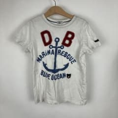 DOUBLE.B mikihouse マリンプリント半袖Tシャツ 130ホワイトのサムネイル