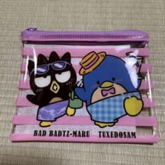 スシローはぴだんぶいコラボ バッドばつ丸＆タキシードサムポーチのサムネイル