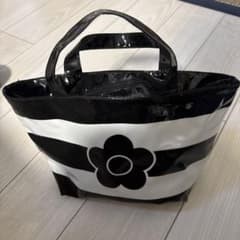 MARY QUANT トートバッグ ボーダー デイジーのサムネイル