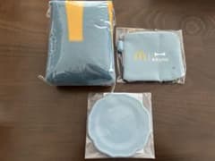 マクドナルド福袋　BRUNO　ブランケット　コインポーチ　ミニプレートまとめ売りのサムネイル