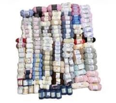 定価の半額1玉55円！！！即日発送！毛糸140玉 まとめ売り 大量セットのサムネイル