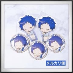 新品♡ あんスタ アニカフェ 弓弦 缶バッジ キラキラ ステッカー