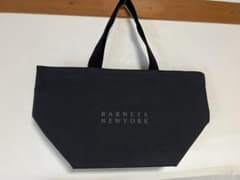 BARNEYS NEW YORK ブラック キャンバス トートバッグのサムネイル