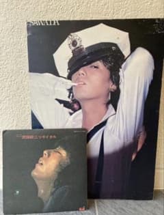 沢田研二 木製パネル&レコード3枚組ライブ盤 1973年中野サンプラザ 