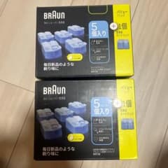 BRAUN 3in1 シェーバー洗浄液 5個入り + 1個 ×6箱セット BRAUN 3in1 シェーバー洗浄液 CCR5 CR 6個入 2箱セット - メルカリ