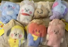 BT21 봉제인형 7체 컴플리트 전원 세트 BTS