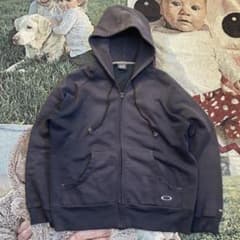 archive】 00s Oakley black zip Parker - メルカリ