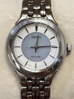 SEIKO　EXCELINE　腕時計　SOLAR　シェル　 エクセリーヌ