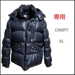 ☆CAMP7☆ダウンジャケット☆アウター☆ブラック☆もこもこ☆XL☆ ☆CAMP7☆ダウンジャケット☆アウター☆ブラック☆もこもこ☆XL